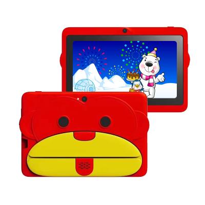 China Drop Resistance Wholesale 7 Inch Kids Tablet PC Android OS 1+16GB Educational Double Kids Tablet PC With Stand Tablet for sale