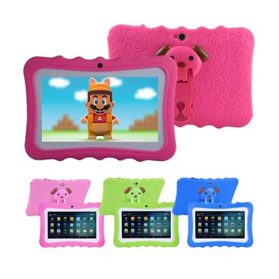 China Educational Tablet PC 7Inch Cheap Kids Drop Resistance Q88 Kids Educational Tablet Learning PC Game Android OEM 8GB 7 Inch Mini Tablet Pc for sale