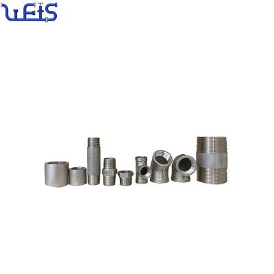 China 304 industrial chemical male nipple 316 threaded by pipe fitting stainless steel factories for sale