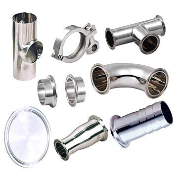 China Industrial Sanitary Chemical 304 / 316 ASME Stainless Steel Pipe Fittings for sale