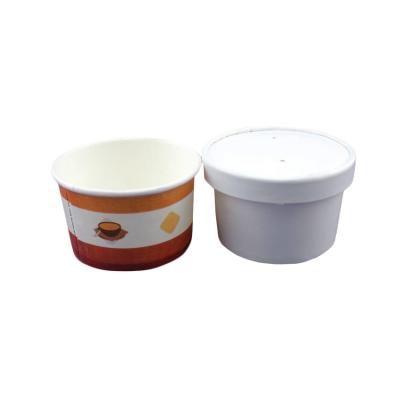 China Wholesale 14oz Hot Sale Disposable Hot Paper Cup Soup Paper Cup With Lid for sale