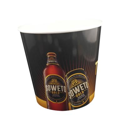 China Vintage High Quality Disposable Custom Style Brown Packaging 170oz Food Paper Take Out Bucket for sale