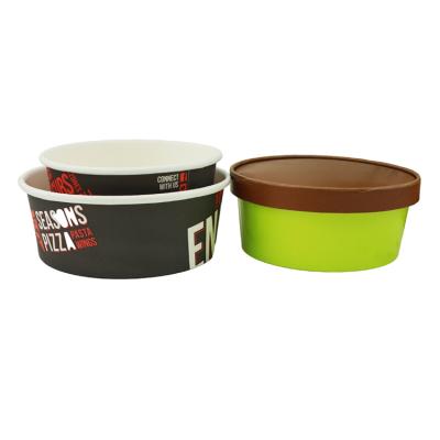 China Wholesale Custom Color Catering Large Size Thickened Disposable Salad Bowl With Lid for sale