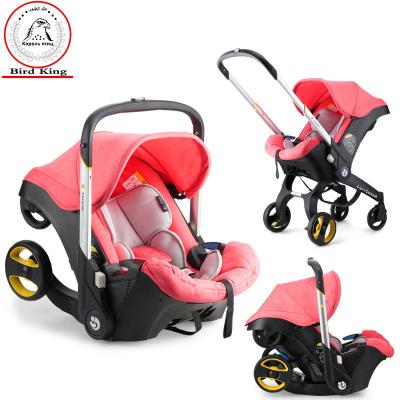 China 4-in-1 Foldable and Portable Baby Stroller High-View Two-Way Baby Car Seat Stroller Bird King T-0001 for sale