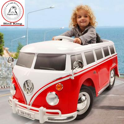 China Children's Electric Car, Bus, Four-wheel Remote Control Car Can Sit On The Baby Toy Car Human Bird King Td-0042 for sale