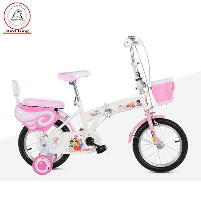 China 12 Inch Multicolor Beautiful Princess Baby Children's Bicycle Children's Street Bike Bird King Children Bike for sale