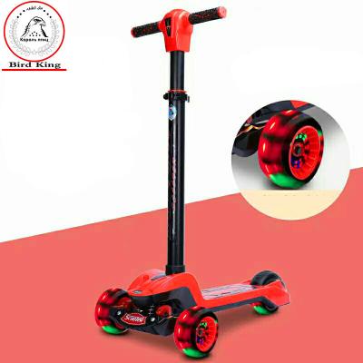 China Children's scooters, wide-wheel flash scooters, scooters for teens over 6-14 years old Bird King H-0001 for sale