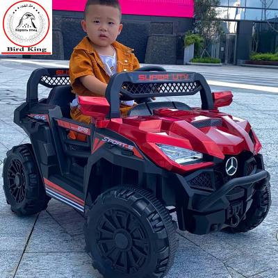 China Four-wheel remote control off-road vehicle, four-wheel drive can sit on a human baby toy car, children's electric stroller Td-103 for sale