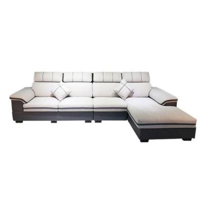 China Sofa Set 321 Convertible Modern White Leather Sofa Living Room Leather Sofa for sale