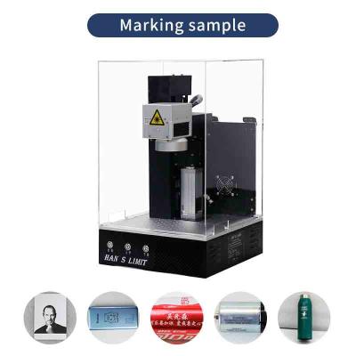 China 100KHz Desktop Fiber Laser Marking Machine Air Cooled System for sale