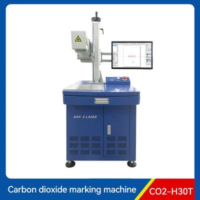 China Hans Laser Marking Machine 25KHz 30 Watt CO2 Laser Marking System for sale