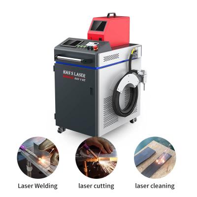 China 1500 Watt Handheld Laser Welder 50Hz Portable Fiber Laser Welding Machine for sale