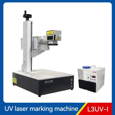 China 100mmx100mm Marking Range UV Laser Marking Machine With 610W Cooling Power for sale