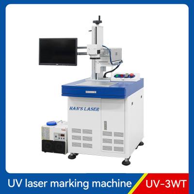 China 10-200KHz Repetition Frequency UV Laser Graving Machine UV Laser Marking Machine for sale