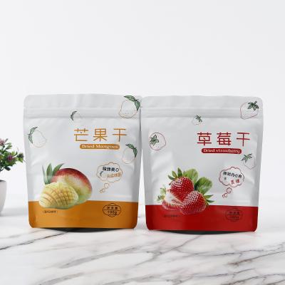 China Quality Guaranteed Dried Fruit Stand Up Self Packing Dried Fruit Bag Moisture Proof Aluminum Foil Snack Packaging Plastic Zipper Bags for sale