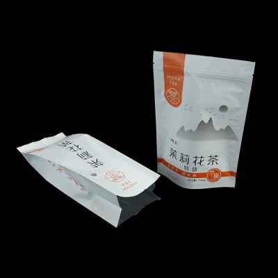 China Factory Price Custom Zipper Moisture Proof Food Ziplock Holder Logo Printed Frosted Flat Bottom Up Pouch Mylar Plastic Packaging Bags for sale