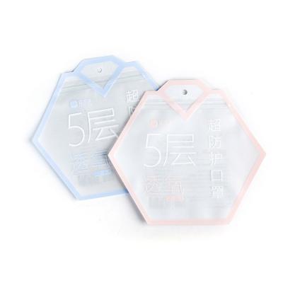 China Paper Recyclable Die Cut Packaging Plastic Composite Bags With Transparent Window For Protective Items Packaging Special Shaped Bags for sale