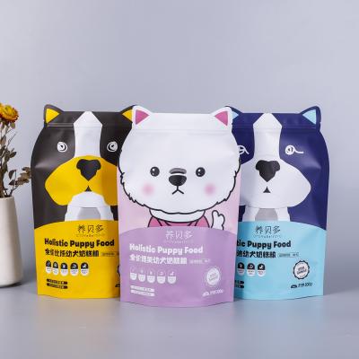 China Special Shaped Moisture Proof Color-printed Cat Food Dog Food Pet Snack Packaging Bag Aluminized Moisture Proof Bags for sale