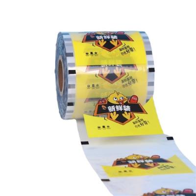 China Composite Color Print Plastic Packaging Film Leisure Snacks Sealing Production Moisture Proof Baked Food Roll Film for sale