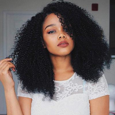 China Afro Wave Most Popular Hair Lace Front Wigs Afro Kinky Curly Bob Wig Human Hair Wigs For Black Women for sale