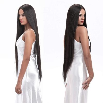 China Cheap Price Silky Straight 10A Grade Natrual High Quality Silky Straight Black Wigs Wigs For Black Women for sale