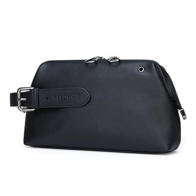 China New Design Custom Made High Quality Waterproof PU Leather Men's Small Logo Casual Clutch Bag Handbag for sale