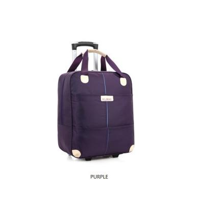 China Hot Sale Fashion Baigou Luggage Bags Travel Canvas Luggage Women Trolley Travel Bags for sale