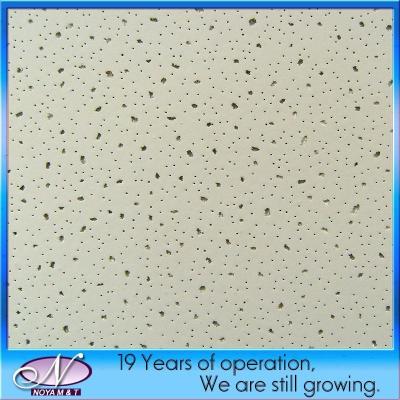 China Hotel Perforated Mineral Fiber Wool Drop Ceiling Tile Boards for Acoustic Soundproofing for sale