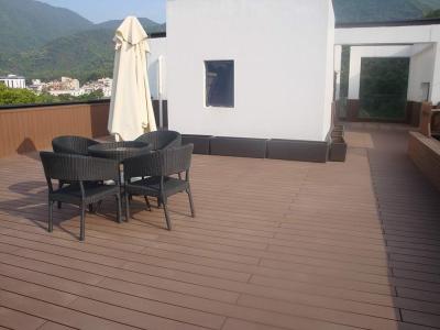 China 150mm*25mm WPC Floor Decking Tiles The Perfect Combination of Style and Durability for sale