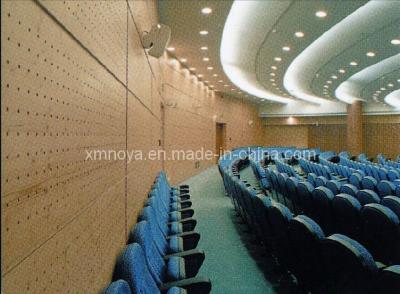 China 2 Inch Thickness Wooden Holes and Stripe Panel Acoustic Wall Panel for Building Materials for sale