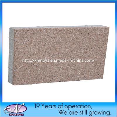 China Less Than 6% Water Absorption Rate Brown Porous Permeable Brick Gravel Paving Driveway for sale