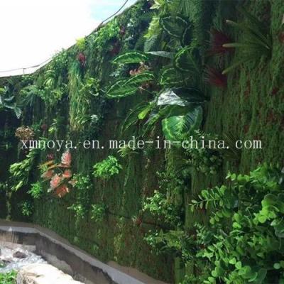 China Eco-Friendly High Imitation Artificial Plants Wall with Customized Fake Grass Design for sale