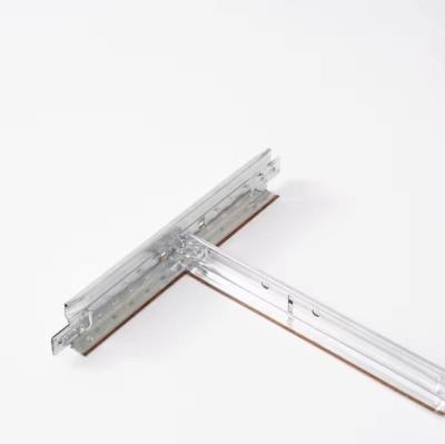 China Highly Durable T-Bar Suspended Ceiling Steel Tee Grid with SGS Standard Length 3000mm for sale