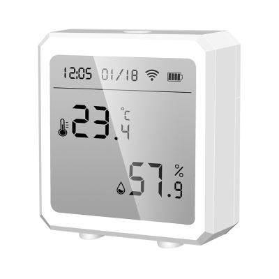 China Tuya Smart Home Smart Home Humidity Sensor Hygrometer Hygrometer Thermometer Room Indoor Humidity Meter Alexa Google Home Wifi Temperature Smart Humidity Sensor for sale