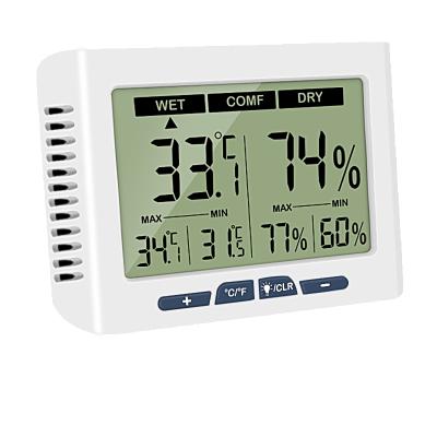 China Hygrometer Indoor Outdoor Thermometer Digital Hygrometer Termohigrometro Digital Indoor Thermometer DTH-150 for sale