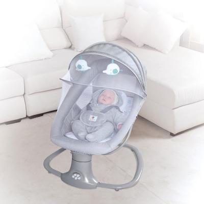 China Modern Electric Automatic Control With MP4 Function Baby Rocker Baby Chair Baby Cradle Bouncer Swing for sale