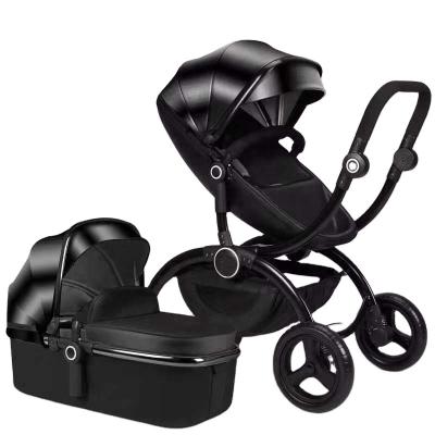 China Luxury Egg Shape Egg Shape Baby Stroller Sight Baby Pram Push Chair Aluminum Alloy Tube 3 in1 Top For Newborn for sale