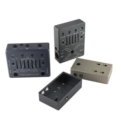 China GUITAR suitable for aluminum alloy classic shell pedal effect deformation electric guitar rock cnc rotation parts for sale