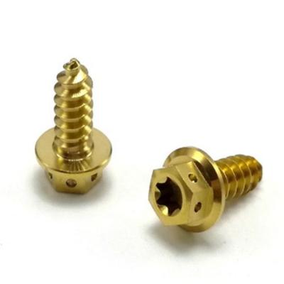 China High Strength And Light Weight Titanium Nuts Motorcycle Customized Titanium Bolts for sale