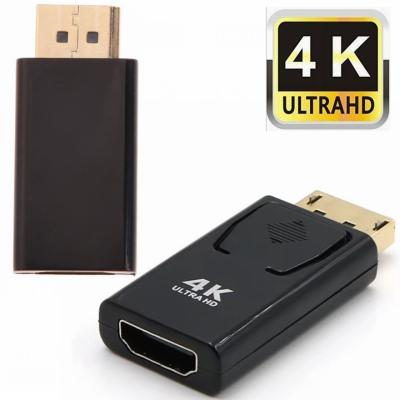 China 4K Ultra HD COMPUTER Gold DisplayPort Male Nickel Plated Standard DP to HDMI Converter Female Adapter Socket Video-Audio Connector for sale