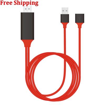 China Phone 2M 4k TYPE-C USB Type C To HDMI Cable HDTV Digital AV Smart Converter Adapter For Samsung S9 S8 LG HTC DELL MACBOOK for sale