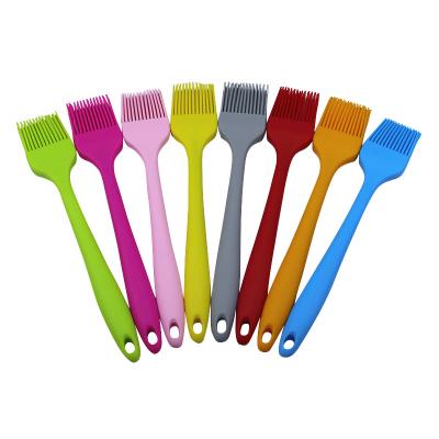 China Hot-selling Disposable One-Piece 8.3inch 21cm, BBQ Heat Resistant Baking Tools Large Silicone Baking Brush for sale