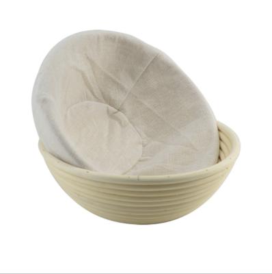 China Disposable Home Kitchen Tools 10 Inch Custom Basket Bowl Dough Baking Gifts Bread Proofing Basket for sale