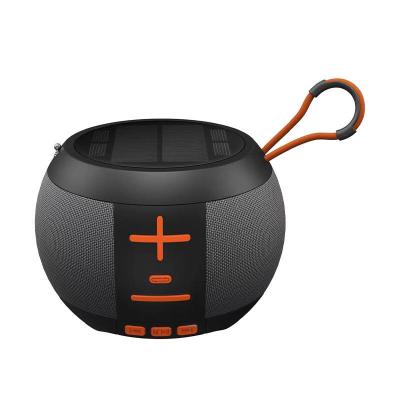 China Mini Nisoul mini portable outdoor wireless bluetooth color lightweight solar powered bluetooth speaker with USB/TF card for sale