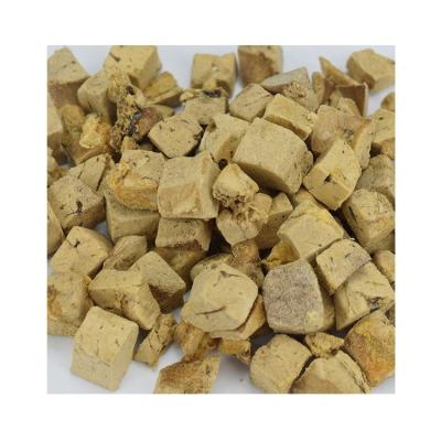 China Stocked Natural Healthy Chicken Duck Liver Cubes Treats Freeze Dried Pet Food for sale