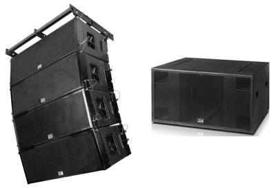 China High SPL Large Stadium Subwoofer Dual 18 Inch 2400 Watts Strong Low Frequency for sale