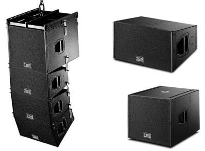 China Waterproof Black Cabinet Stadium Sound System Dual 10 In 400 Watts Speaker for sale