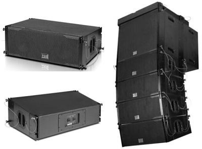 China High Decibels Pendant Concert Sound System 2pcs 8inch LF Array PA Audio for sale