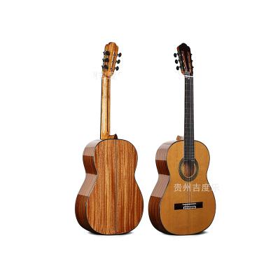 China Musical Instrument Manufacturer's Well Made Grade Review Full 39 Inch Simple Classical Guitar for sale