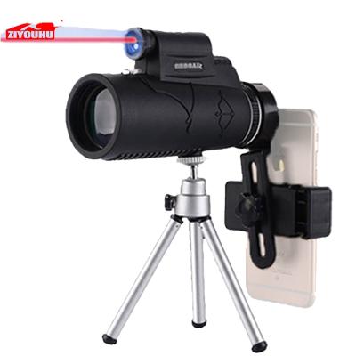 China ZIYOUHU Telescope Design 12*50 HD Telescope Civil Wholesale Modern Monocular Outdoor Telescope With Light for sale